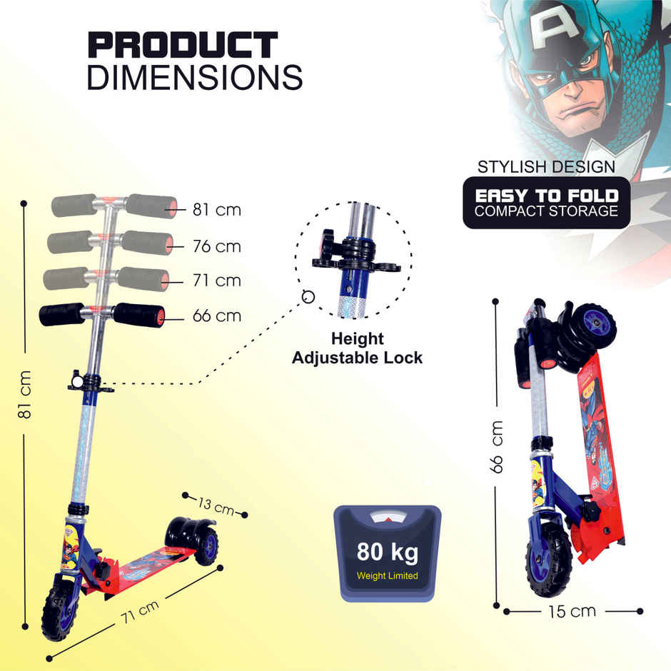 Toyzone Superman Scooter Square