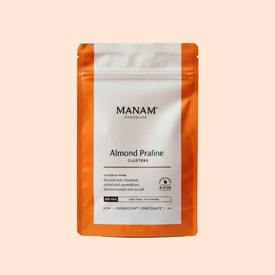 Manam Chocolate Almond Praline - 45% Milk Chocolate