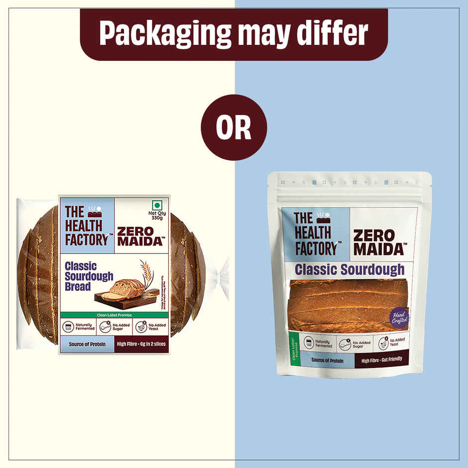 The Health Factory Zero Maida Classic Sourdough | Clean Label