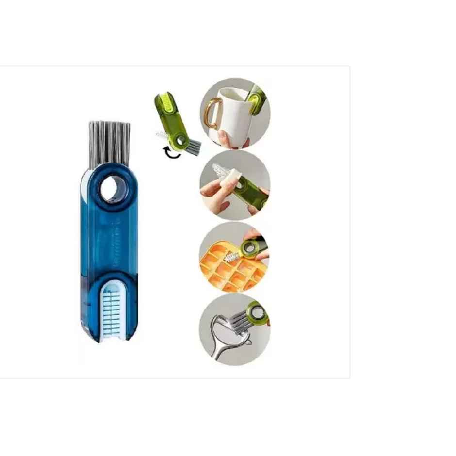 Soham Housewares Straw Cleaner Sponge Flexible Handle & Bristles Brush Cleaner