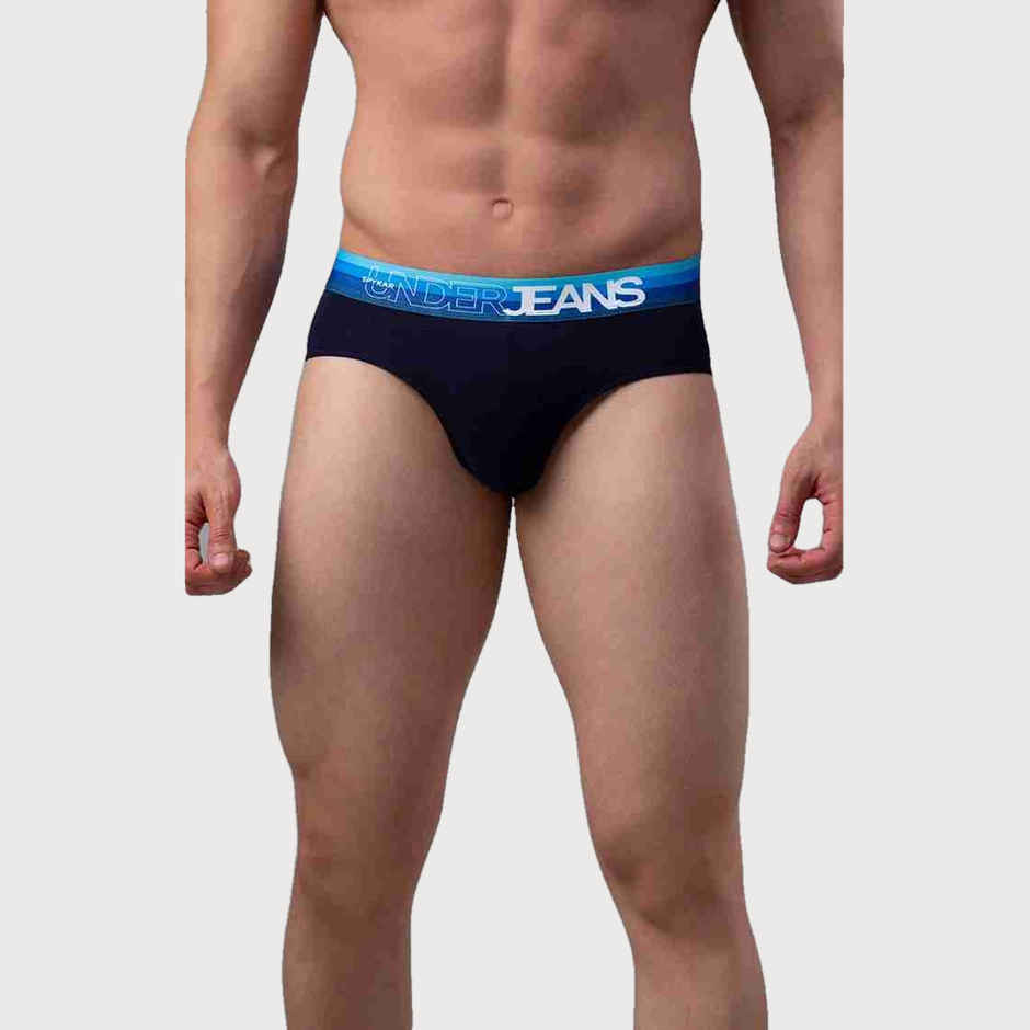 Underjeans by Spykar Mens Premium Navy brief | M