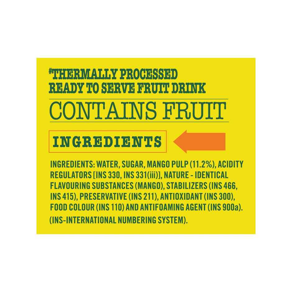 Frooti Mango Fruit Juice | Ready to Drink Beverage