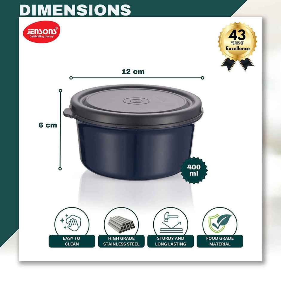 Jensons Wonder Airtight Storage Container 450 ml | Leak Proof | Food Storage Box | Kitchen Use