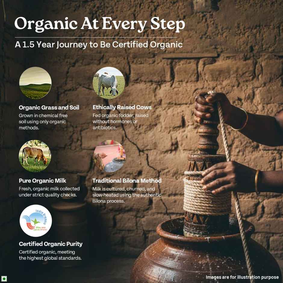 A TATA Product - Organic India Bilona Cow Ghee