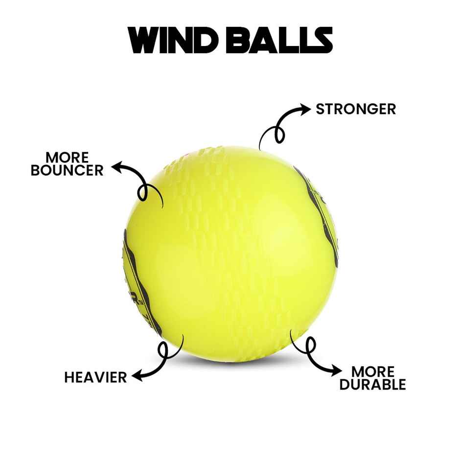 Mayor Wind Cricket Ball (Pack of 3)