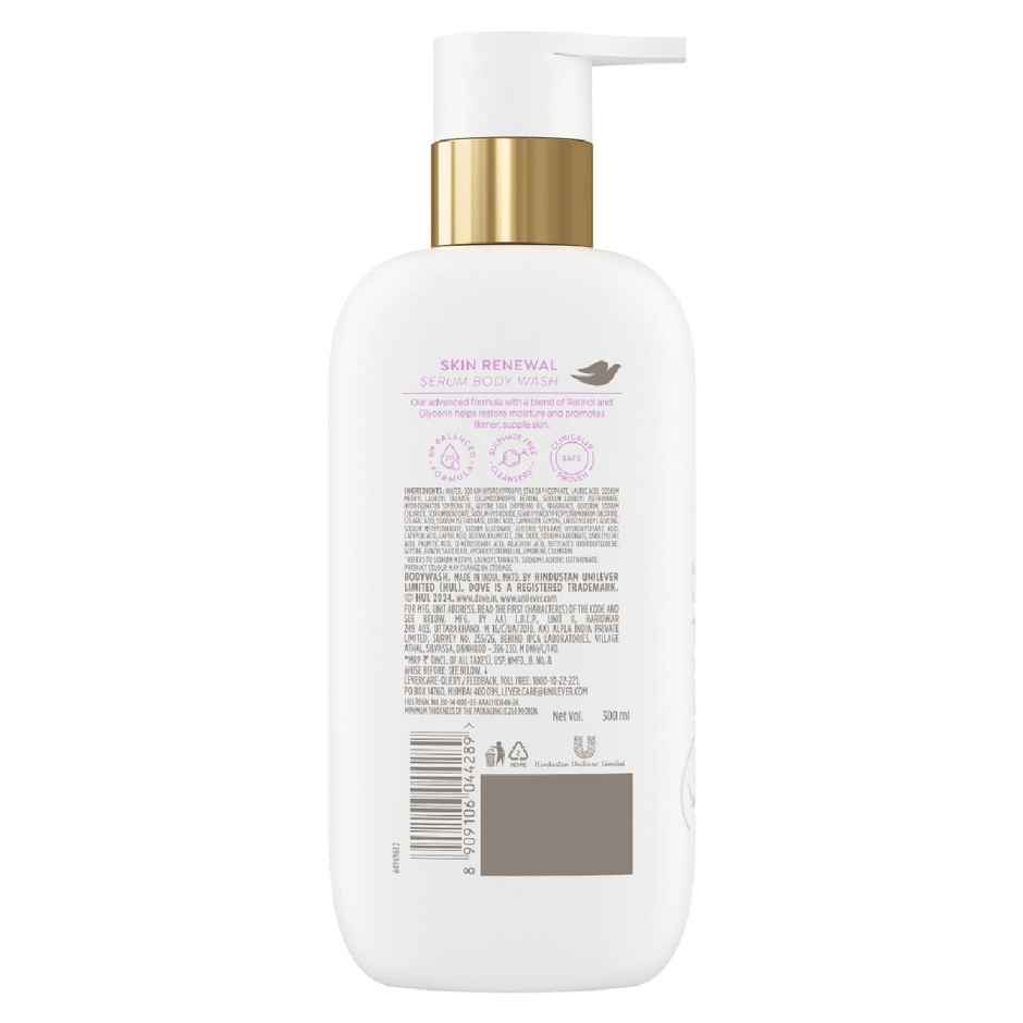 Dove 4% Restoring Serum With Retinol Skin Renewal Bodywash
