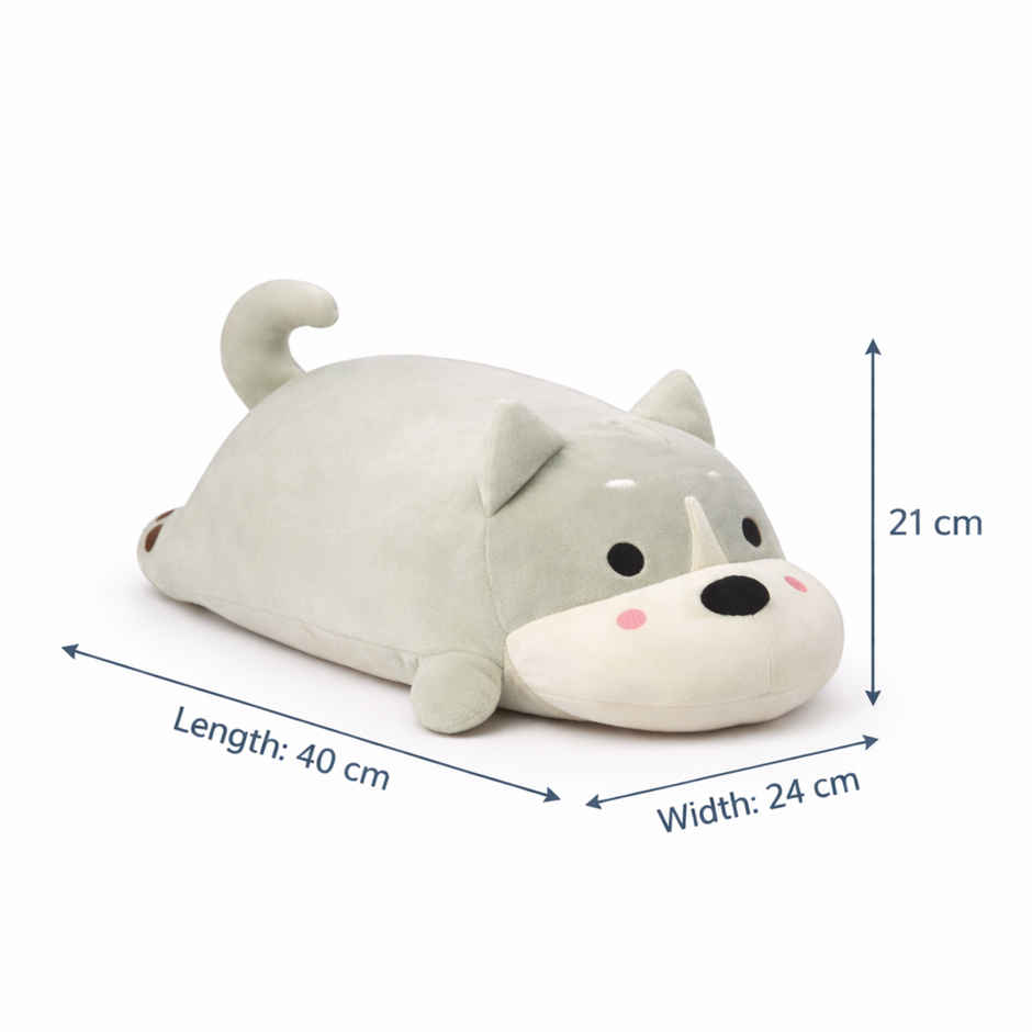 ZooWee Premium Grey Soft Dog Plush 40 cm