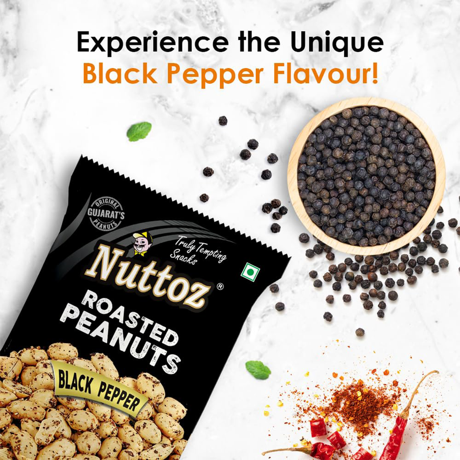 Nuttoz Roasted Peanut Black Pepper