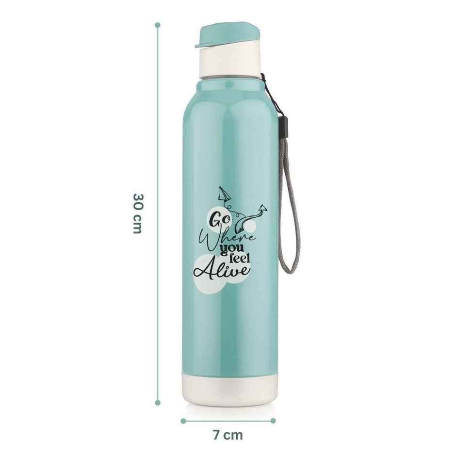 Flair Oxy 900 PP Inner Insulated Water Bottle | Blue | 700 ml