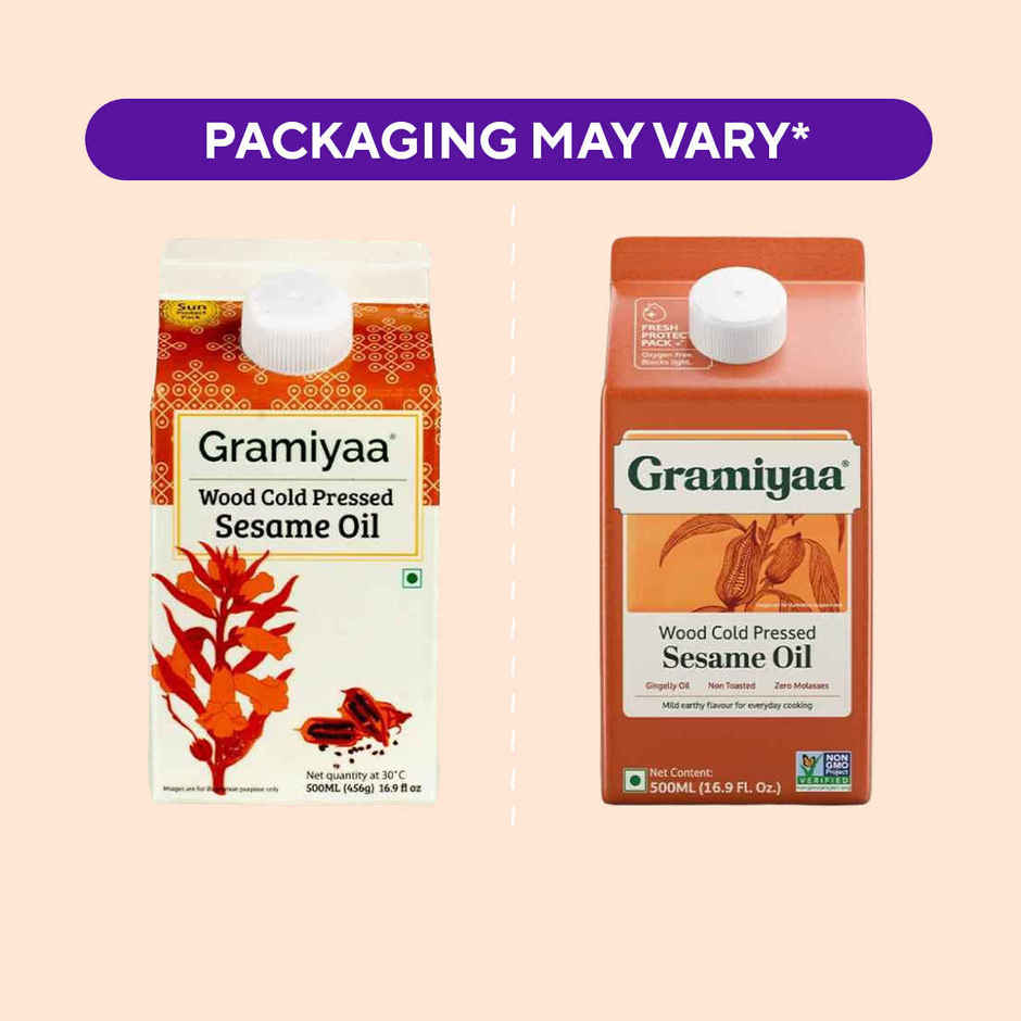 Gramiyaa Sesame Gingelly (Til) Wood Cold Pressed Oil