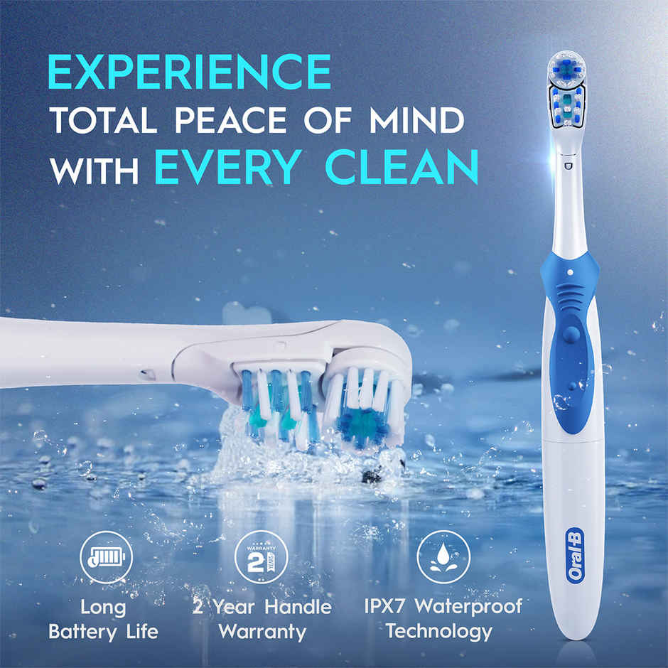 Oral-B Cross Action Battery Powered Electric Toothbrush