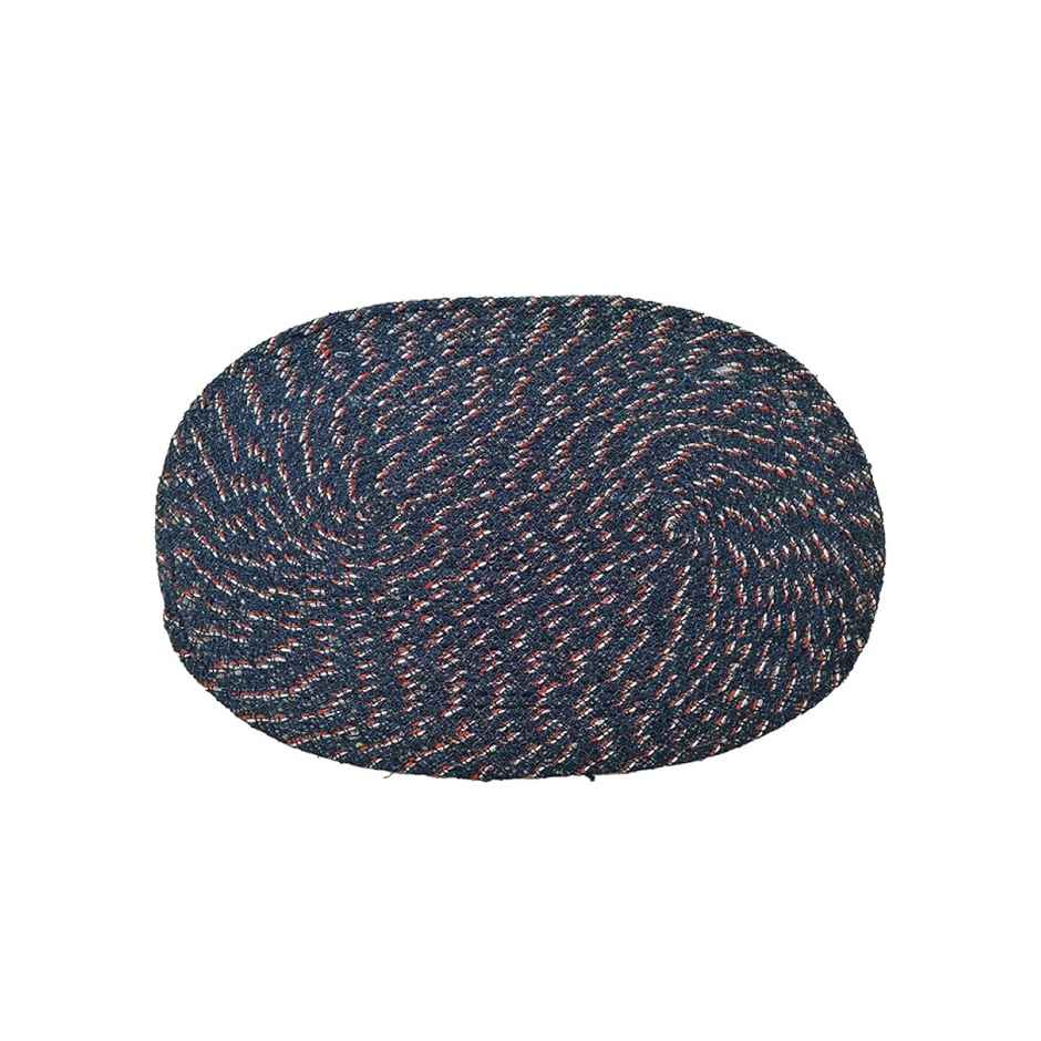 Elegant Weavers Oval Floor Mat (Colour May Vary) Combo