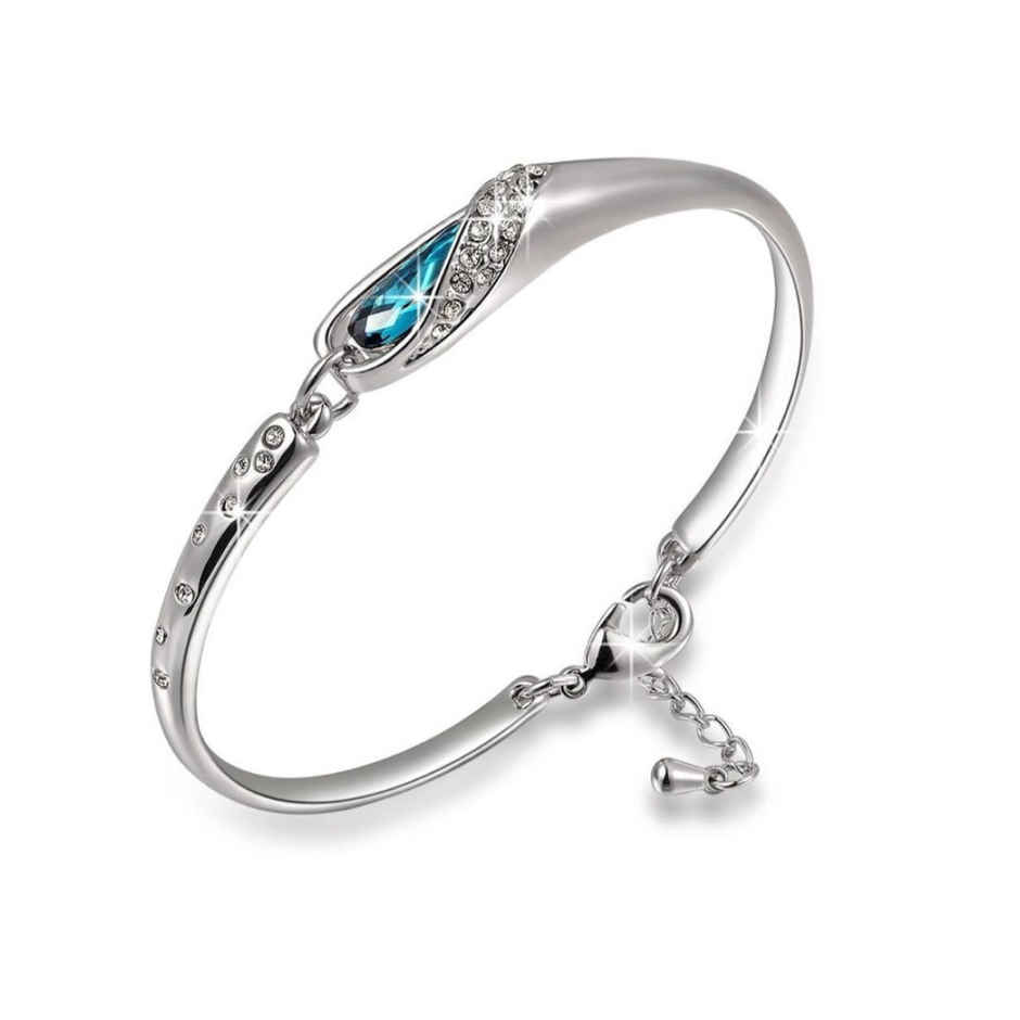 YouBella Fancy Party Wear Jewellery Silver Plated Charm Bracelet for Women (YBCRS - BRACELET - 92003B)