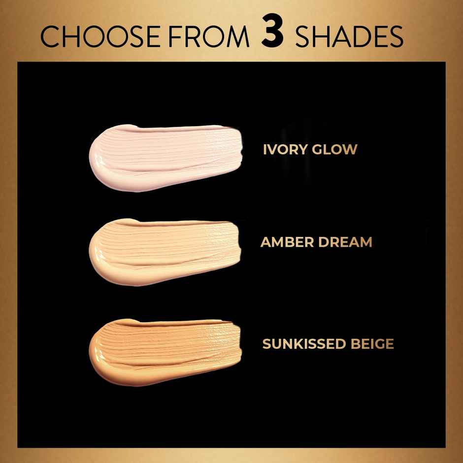 Manish Malhotra BB Skin Tint for Makeup | SPF 50 PA+++ | Adapts to you Skin Tone | Amber Dream