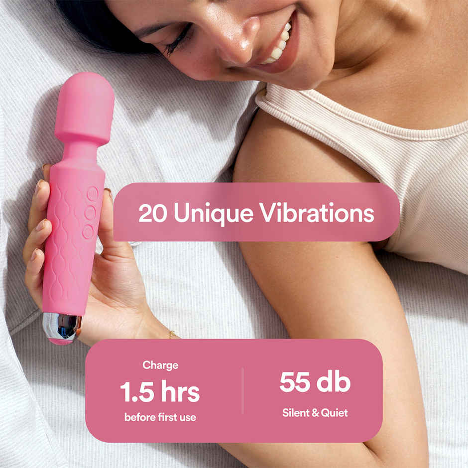 Bold Care Rhythm 20 Modes 360 Movable Head Flexible Wand | 1 Year Warranty