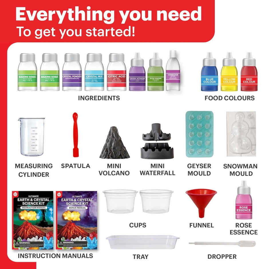 Einstein Box Ultimate Earth & Crystal Science Kit | Science Kits For Kids Age 6-14 Years