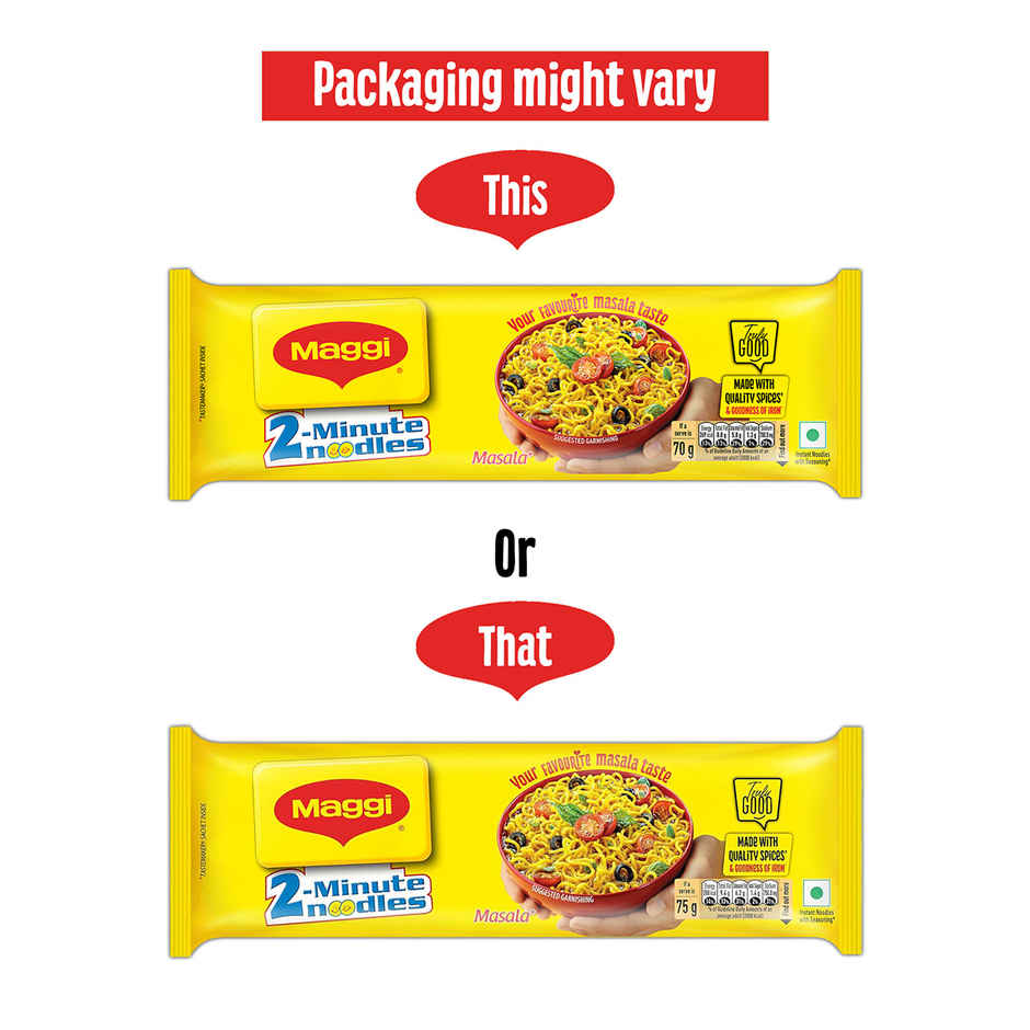 MAGGI 2-Minute Instant Noodles | Masala Noodles | Made With Quality Spices