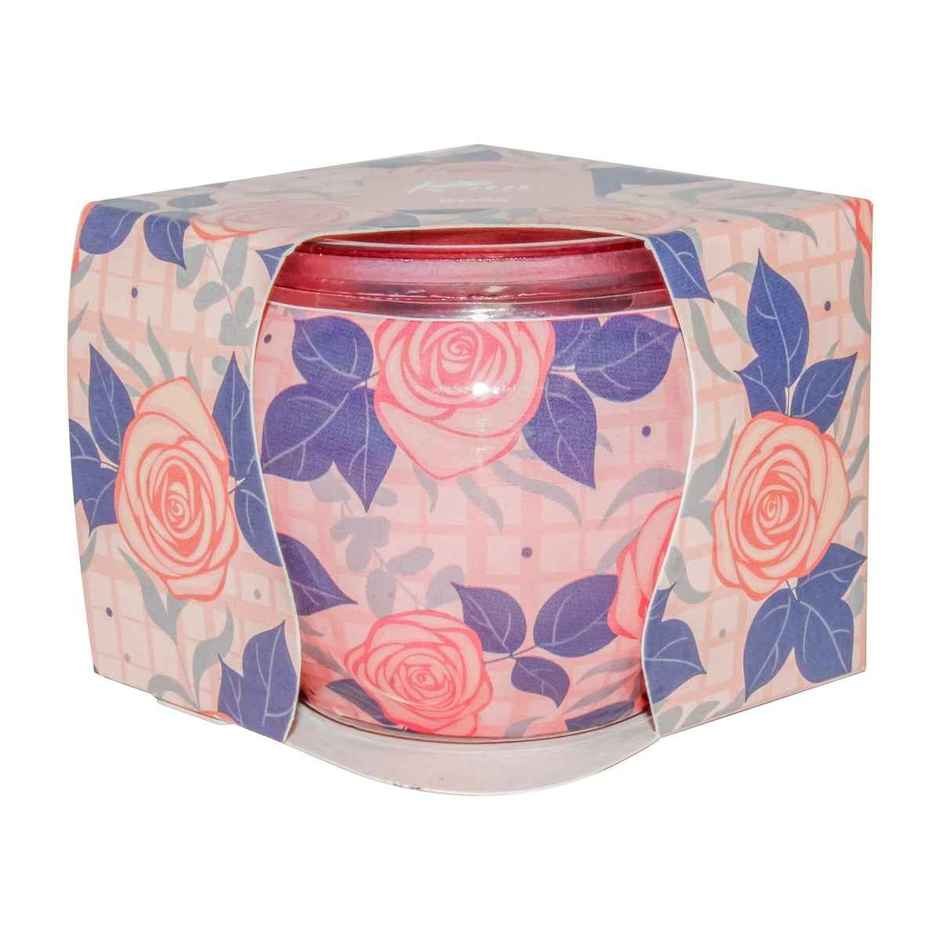 Shrink Sleeve Glass Candle | Rose | Pan Aromas