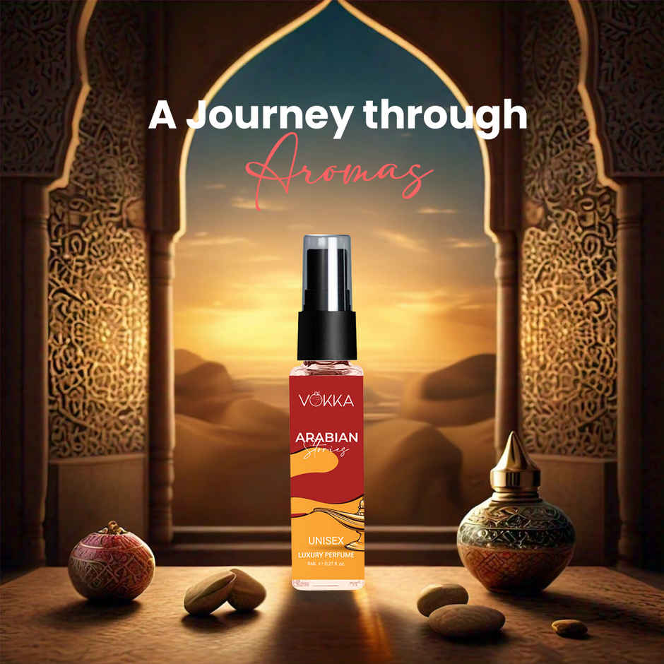 Vokka Pocket Perfume Arabian Stories Unisex Luxury Fruity Musky