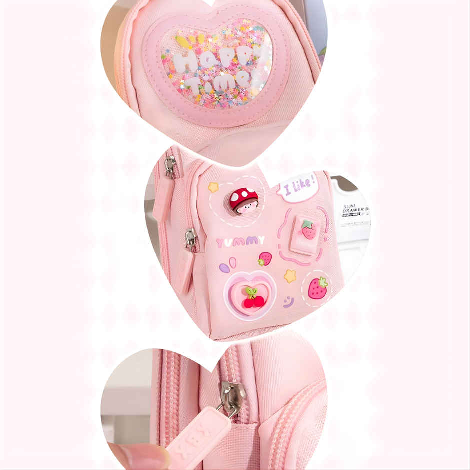 Fablue Happy Times Premium Multifunctional Pencil Pouch | Light Purple