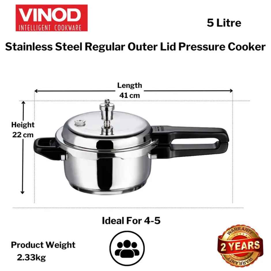 Vinod Pressure Cooker 5 Litre