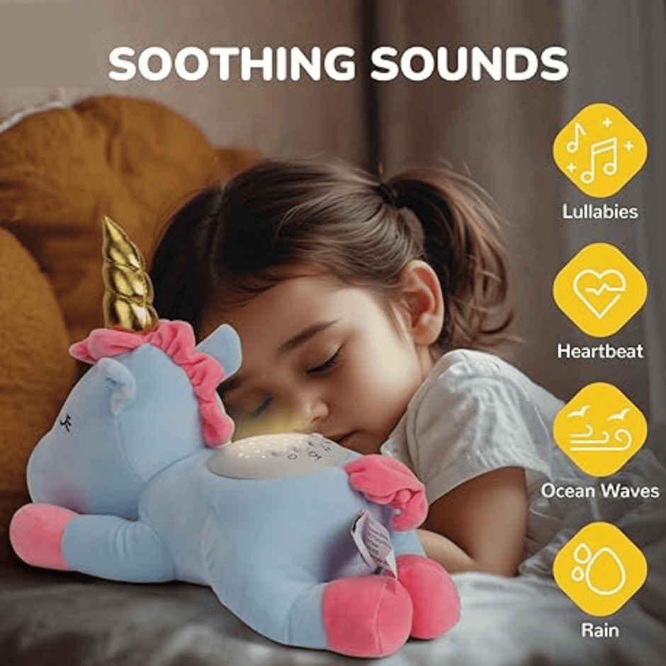 Toytales Cute Unicorn Soft Toy | Light Projector |Birthday Gift
