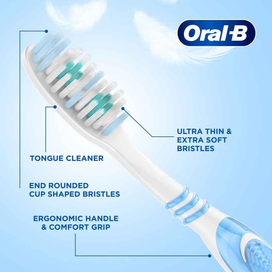 Oral-B Sensitive Ultrathin Family pack of Extra Soft Toothbrushes