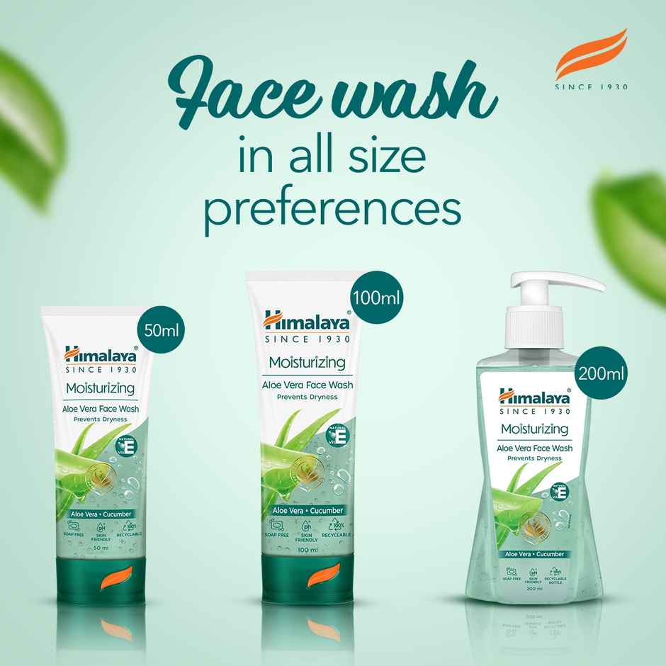 Himalaya Moisturizin Aloe Vera Face Wash