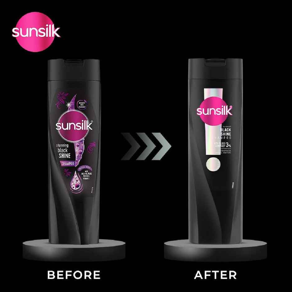 Sunsilk Radiant Black Shine Shampoo