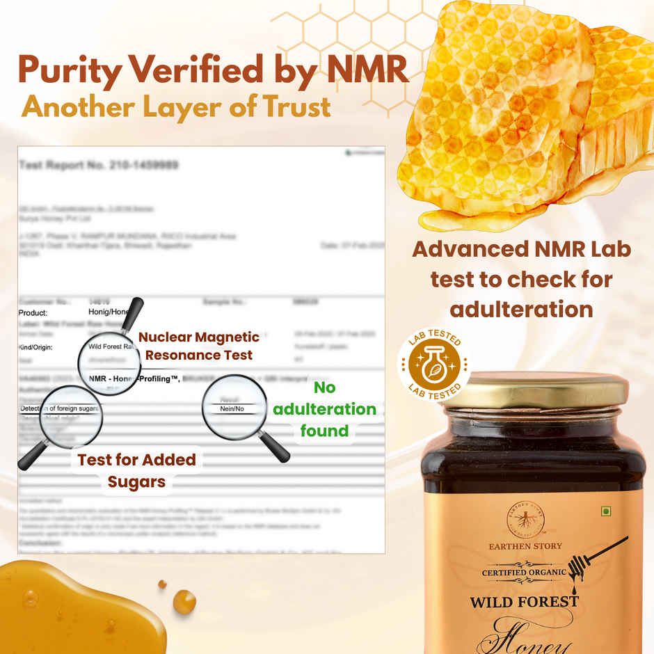 Earthen Story Organic Wild Forest Honey