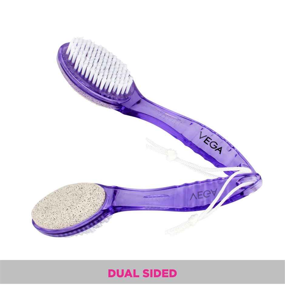 VEGA Pumice Stone - Nail Brush With Handle | Color May Vary (Pd-01N)