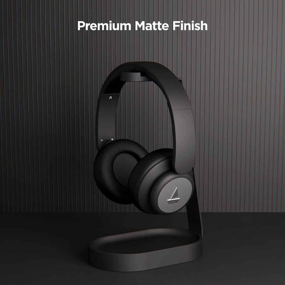 boAt Rockerz 450 Pro On Ear BT Headphones w/ 70 Hrs Playtime, 40mm Drivers & BT v5.0 (Luscious Black)