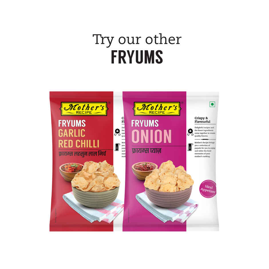 Mother's Recipe Garlic Green Chilli Frymus Combo