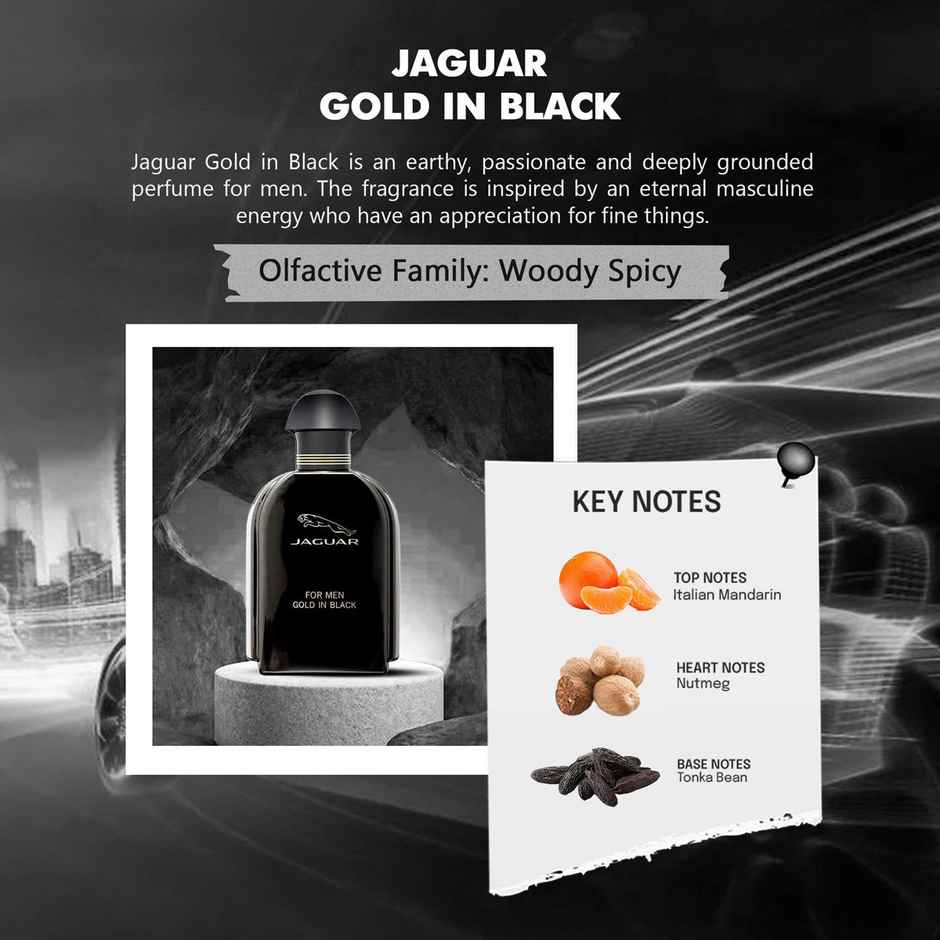 Jaguar For Men Gold In Black Eau De Toilette
