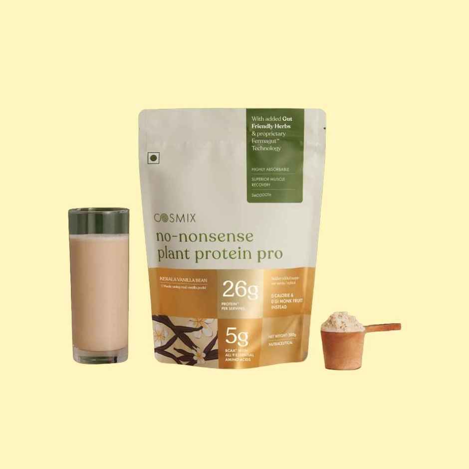 Cosmix No-Nonsense Pro Plant Protein Kerala Vanilla Bean, 26g Protein
