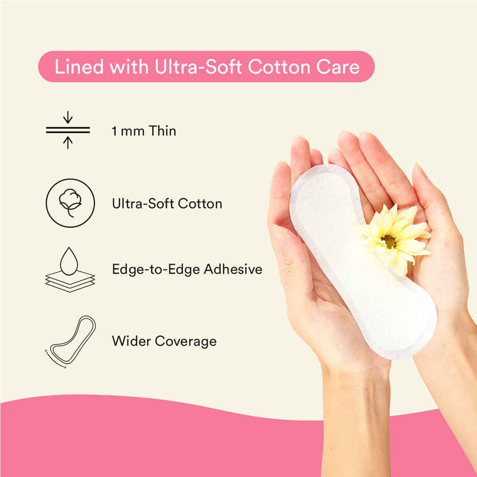 Bloom By Bold Care Panty Liners | Anti-Bacterial Daily Protection & Discharge