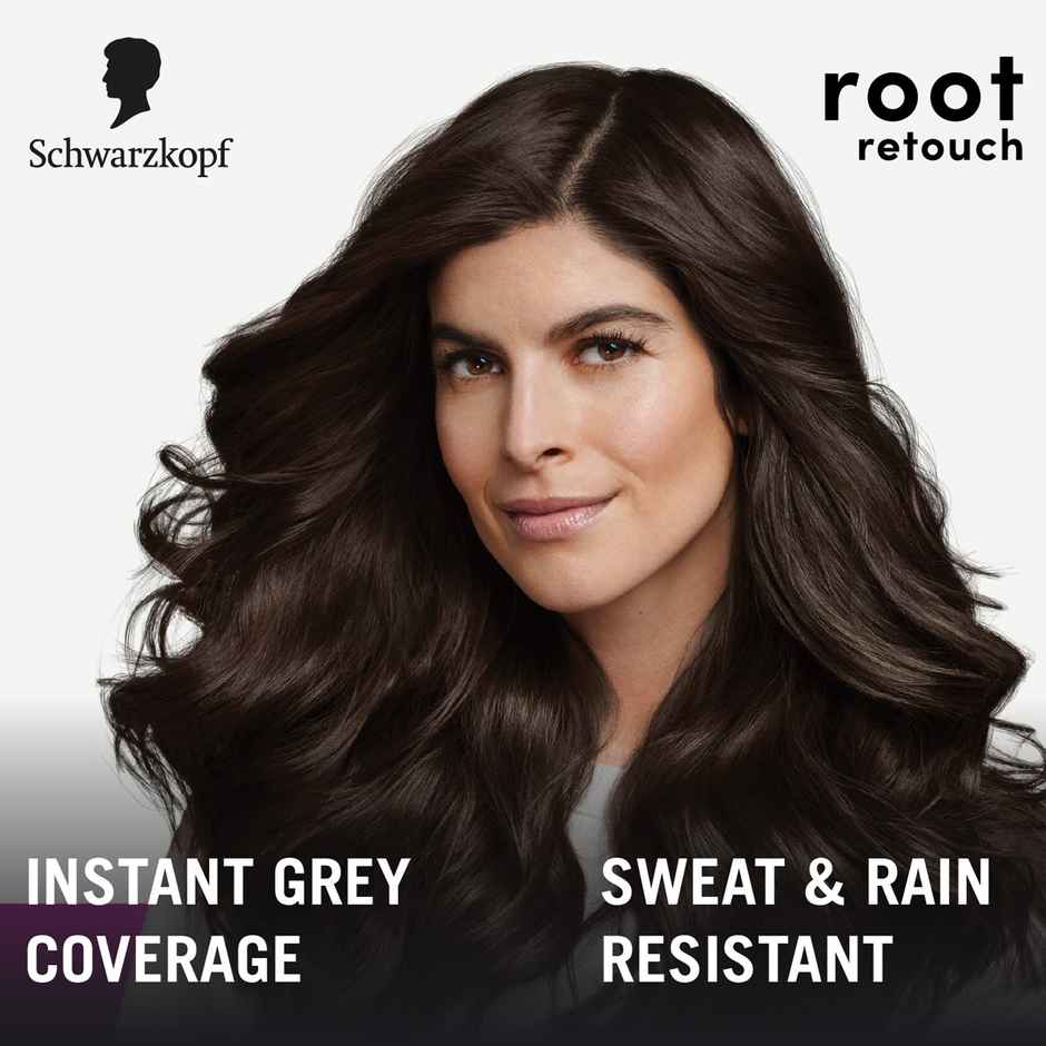 Schwarzkopf Root Retouch Temporary Root Cover Spray Hair Colour - Black
