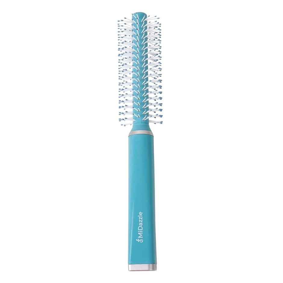 Midazzle Premium Round Blue Hair Brush for All type Hair |MIHB0029
