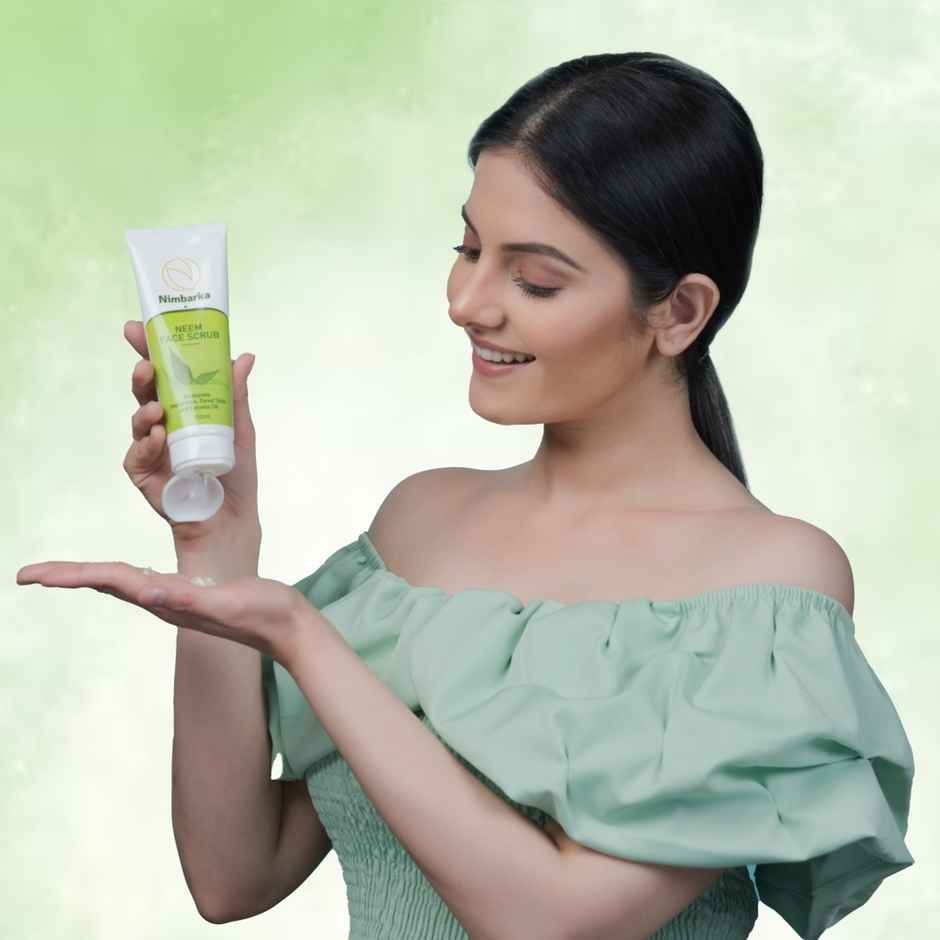 Nimbarka Neem Face Scrub Natural Exfoliating Scrub For Clear Radiant Skin
