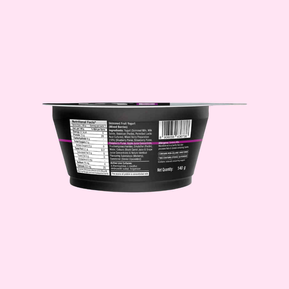 Epigamia 15 G Protein Turbo Yogurt, Mixed Berries