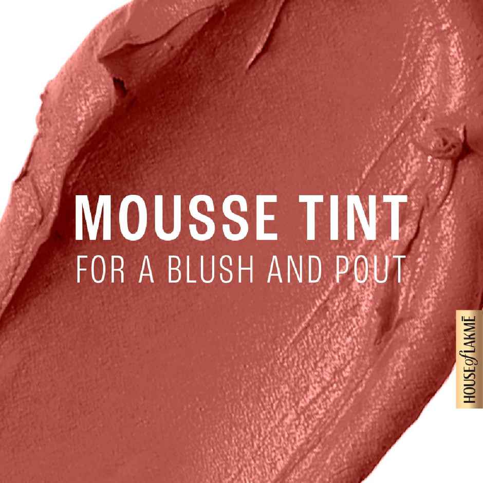 Lakme Double Duty Lip & Cheek Mousse Matte Lipstick & Soft Blush - Coffee Lite