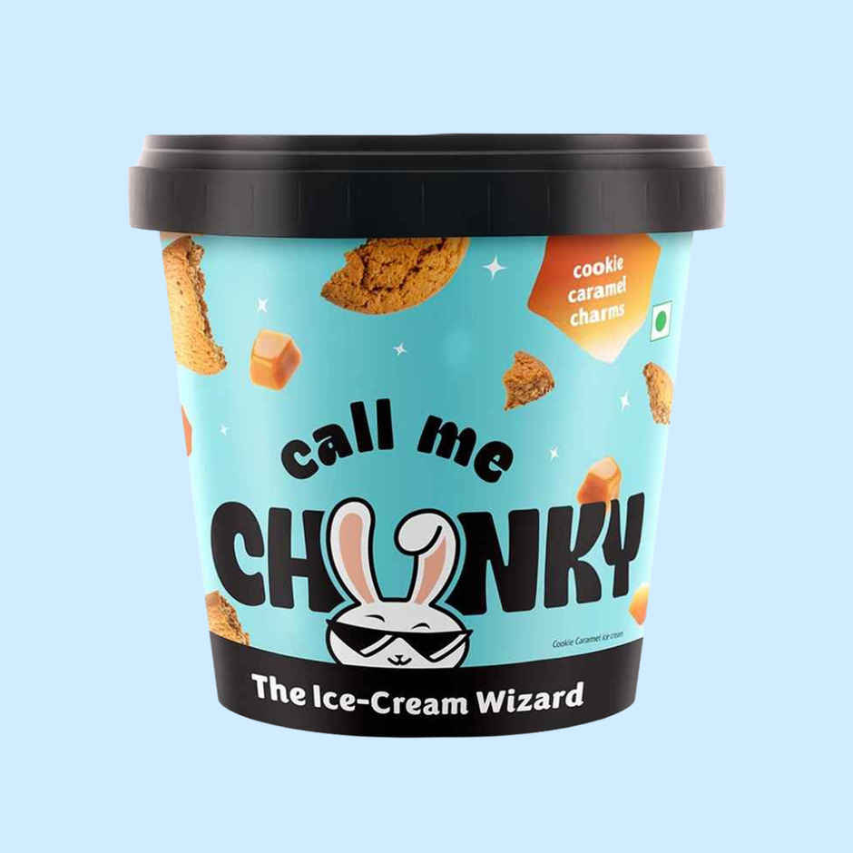 Call Me Chunky Cookie Caramel Charms Ice Cream Tub