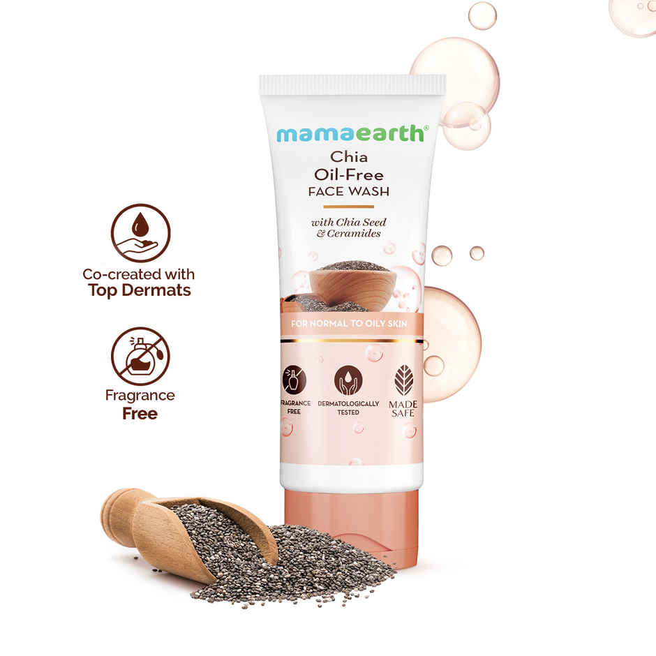 Mamaearth Chia Seed & Ceramides Oil-Free Face Wash