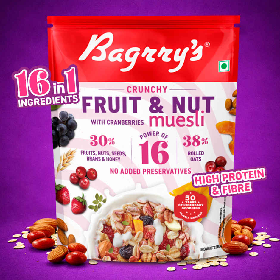 Bagrry's Crunchy Fruit & Nut Muesli Combo