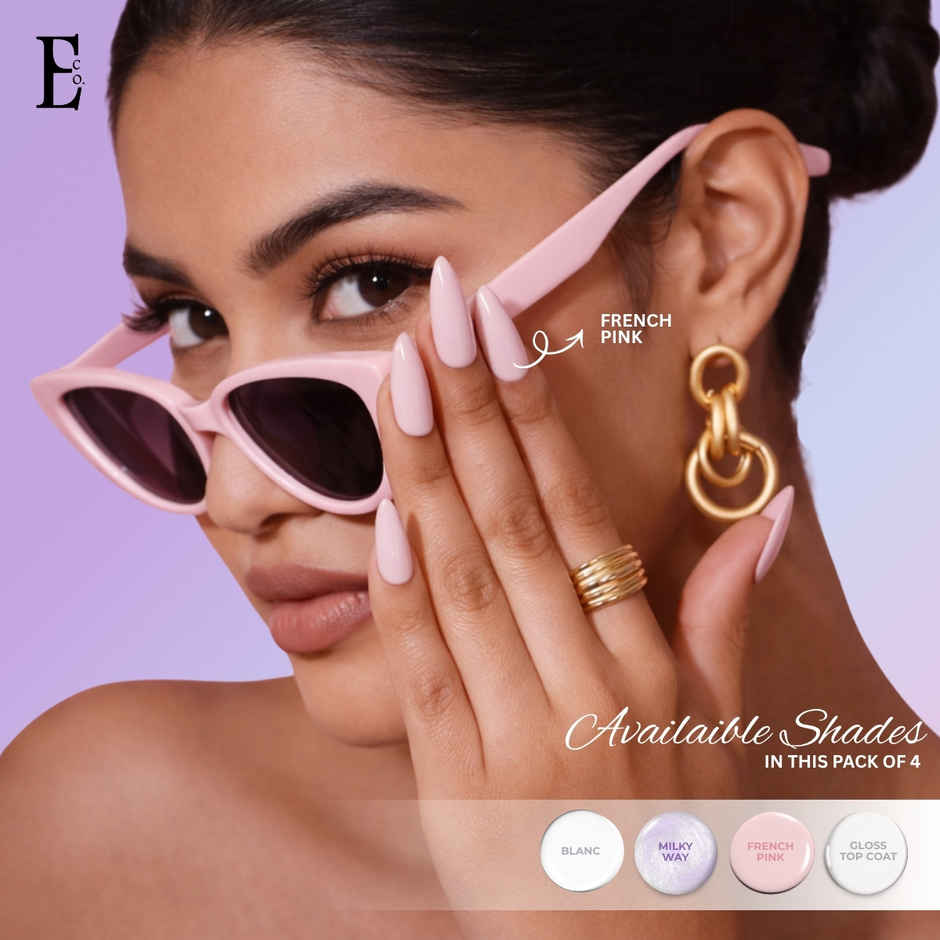 Ellement Co. Timeless Elegance Nail Polish Kit | Office-Friendly Everyday Shades | Quick Dry