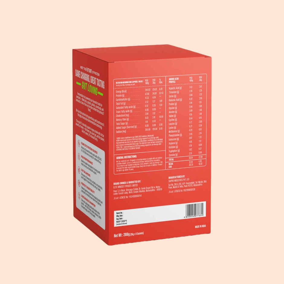 SuperYou Pro Fermented Yeast Protein- Chocolate | 24g Protein Per Sachet