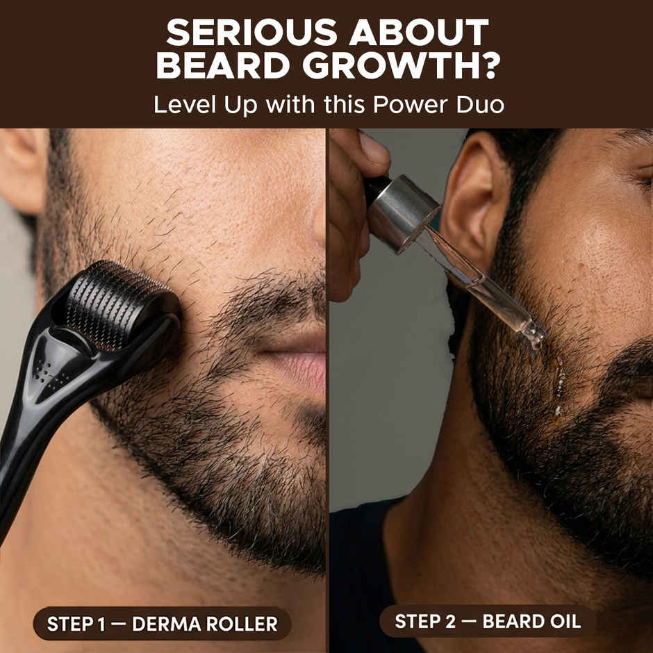 The Man Company Beard Growth Oil I Almond & Thyme