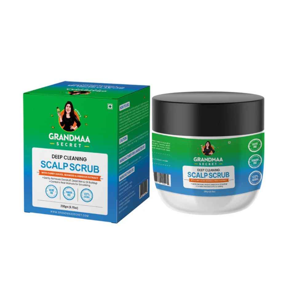 Nidhi'S Grandmaa Secret Scalp Scrub With Curry Leaves And Seaweed