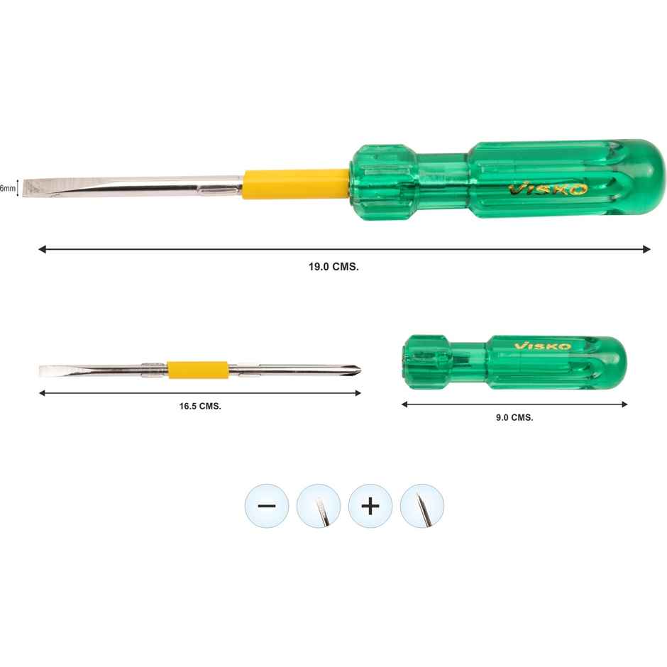 2 In 1 Long Handle Screwdriver