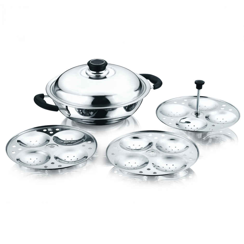 Kitchen Essentials - Idli Maker- 3 Stand Set